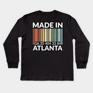 Made in Atlanta Kids Long Sleeve T-Shirt